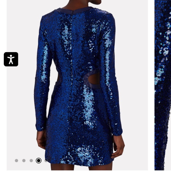 STAUD dolce cut out sequin mini dress - Picture 3 of 5
